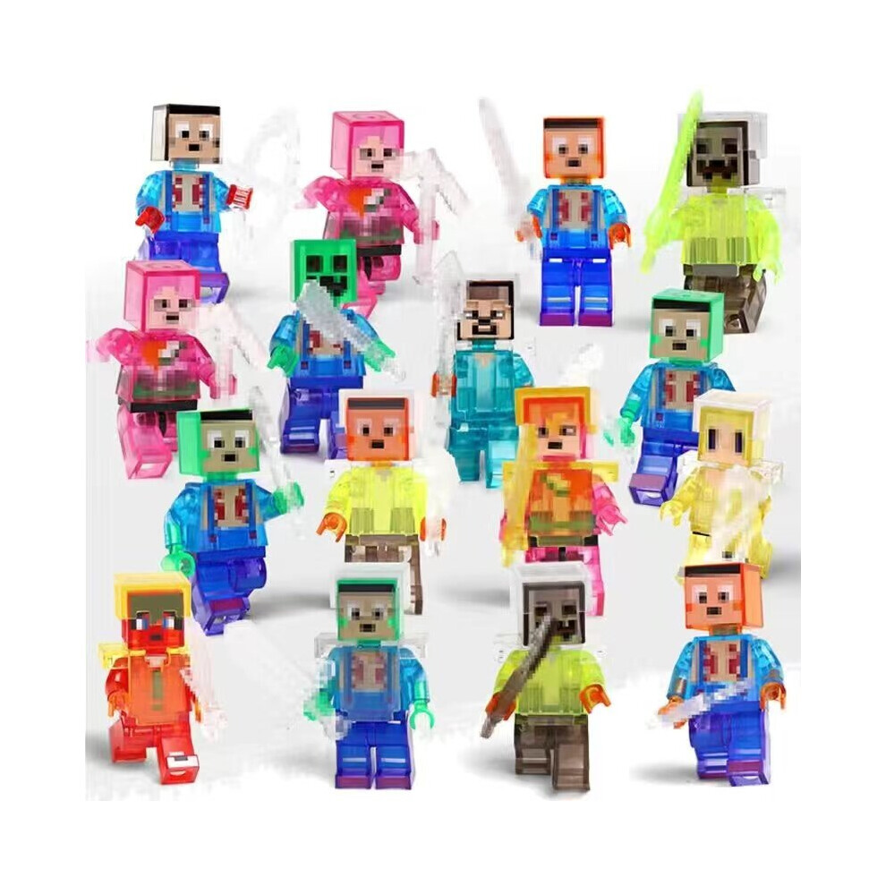 (Minecraft Series Set-4) Minecraft Fit Lego Doll Puzzle Pieces Suitable For Building Characters