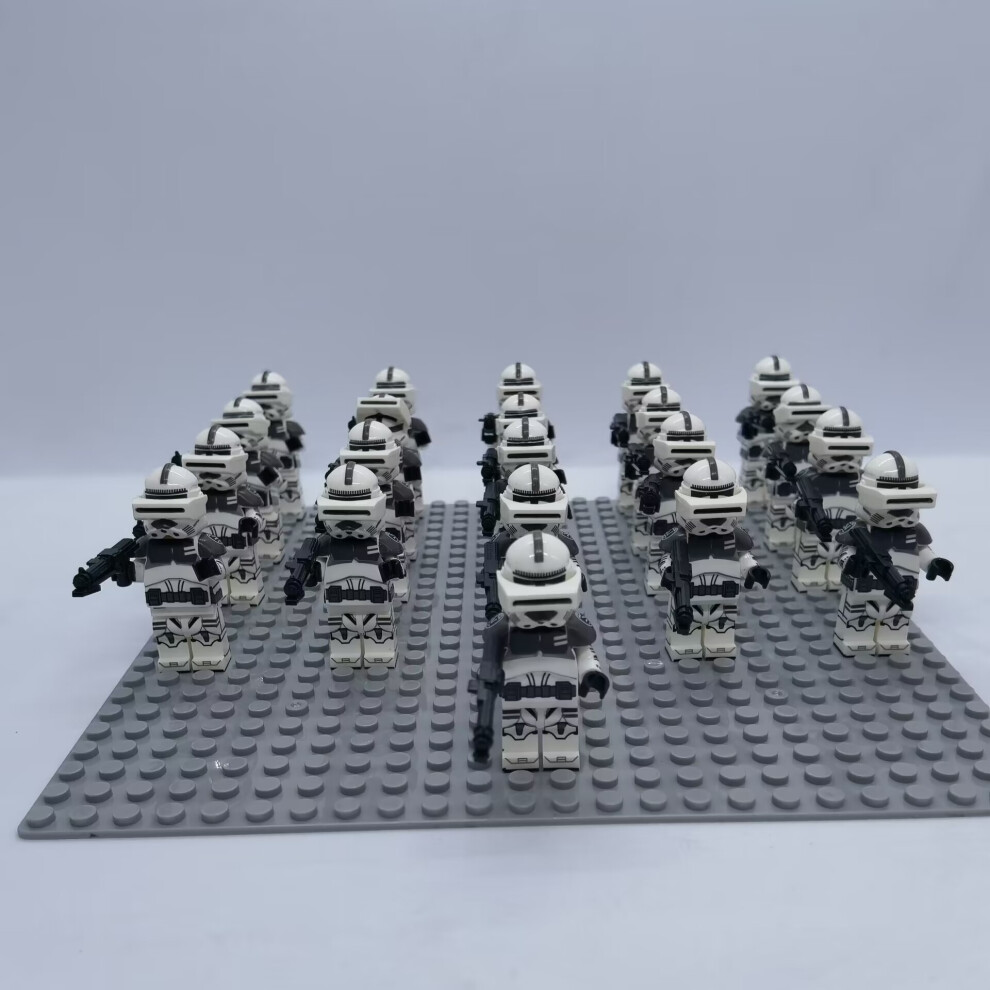 Photos - Action Figures / Transformers  21-Pack Star Wars Commander Clone Trooper Fully Armed Building Block Figure Toys(Star Wars Set 4)