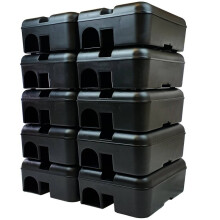 Roshield 10 Tamper Proof Rat Bait Box - Safety Control To Keep Pets And Children Away (Empty)