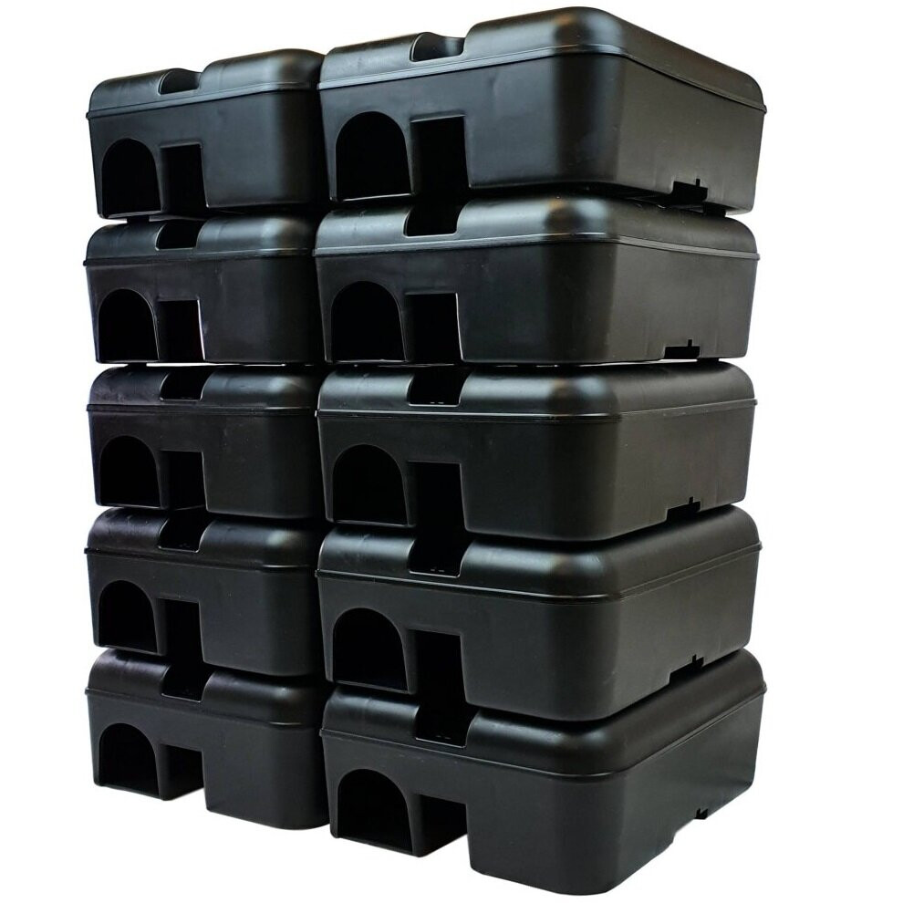 Roshield 10 Tamper Proof Rat Bait Box - Safety Control To Keep Pets And Children Away (Empty)-image-OPC-P77N8FH-NEW