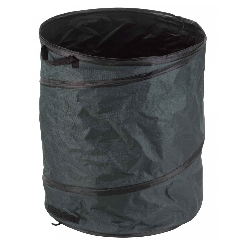 Jumbo Folding Garden Waste Bag Pop-Up Spring Bin & 2 X Durable Handles 200L