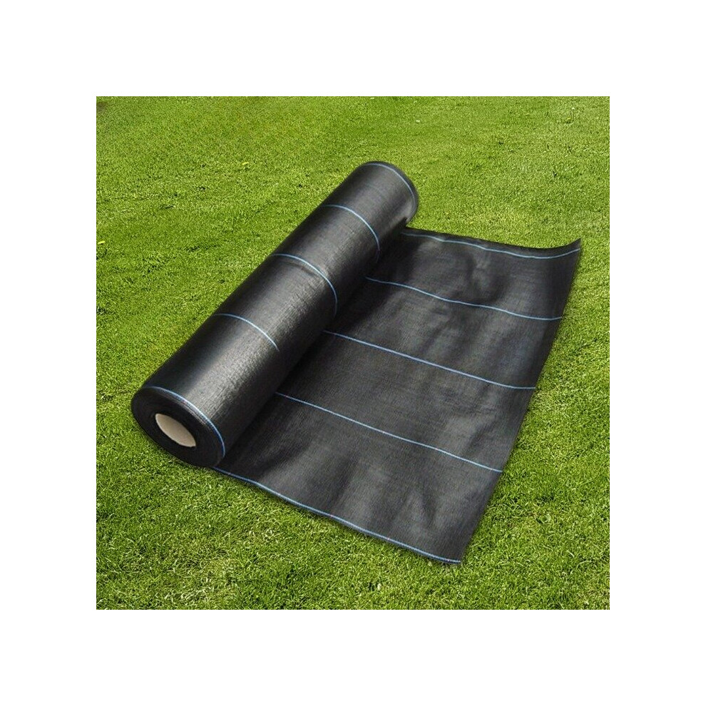 (1M x 25M) 1M Wide Groundmaster Heavy Duty Weed Control Fabric Ground Cover  Membrane