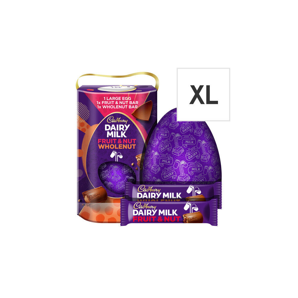 (Pack Of 8) Cadbury Dairy Milk Fruit Wholenut Easter Egg 249G