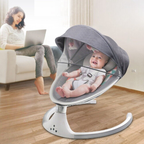 Bluetooth Electric Baby Rocker Swing Infant Bouncer Chair Music
