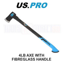 US PRO Tools 4LB Axe With Fibreglass Handle Log Splitting Maul 4536