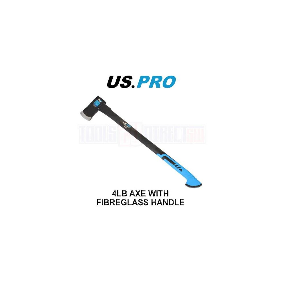 US PRO Tools 4LB Axe With Fibreglass Handle Log Splitting Maul 4536