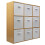 Charles Jacobs (9 White Drawers) Charles Jacobs Oak 9 Cube Open Book Shelf Storage 1