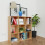 Charles Jacobs (No Drawers) Charles Jacobs Oak 9 Cube Open Book Shelf Storage 1