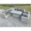 Fimous Fimous Rattan Garden Funiture Set Height Adjustable Rising Lifting Table Sofa Dining Set 1