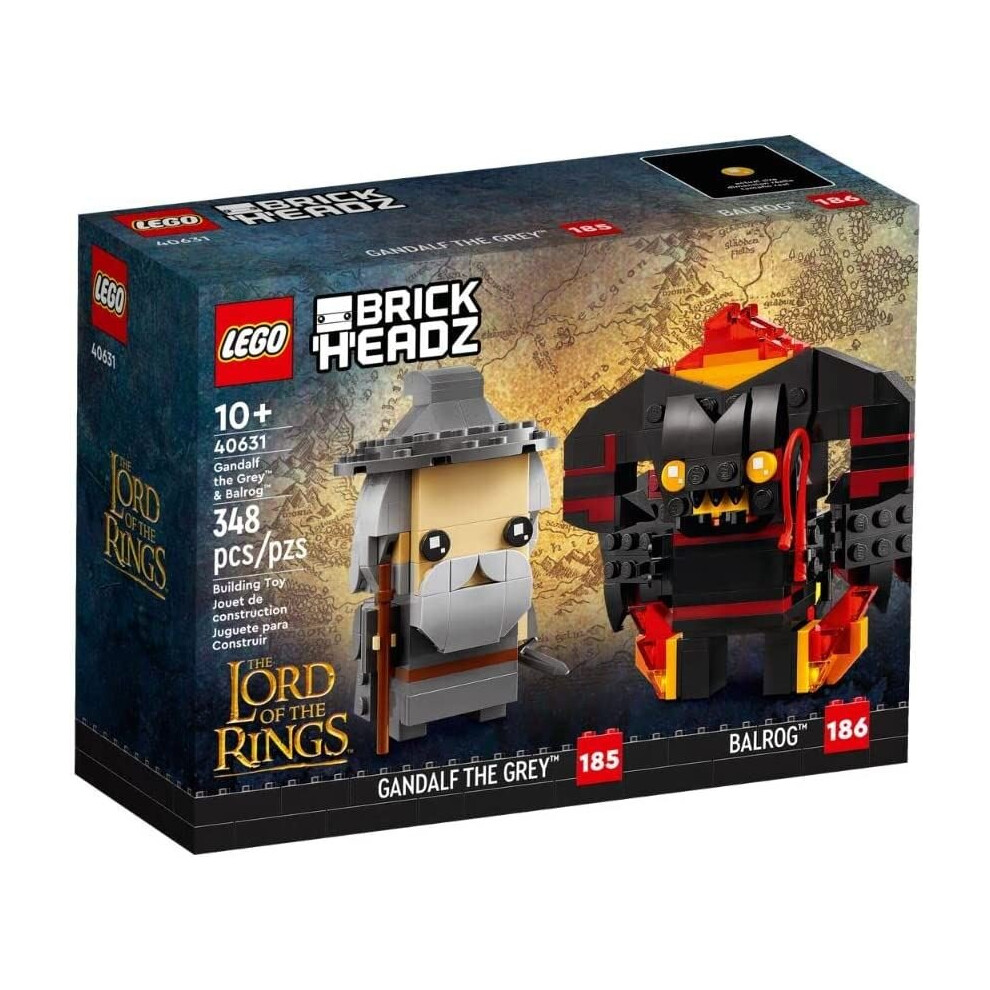 LEGO BrickHeadz Lord Of The Rings Gandalf The Grey And Balrog Set 40631