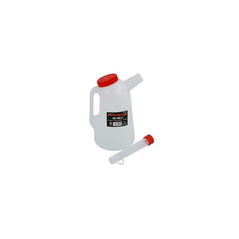 Neilsen 2L 2 Litre Graduated Pourer Oil Fuel Jerry Can Container Measuring Jug Ct1120