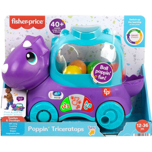 Fisher-Price Fisher-Price Poppin' Triceratops 2