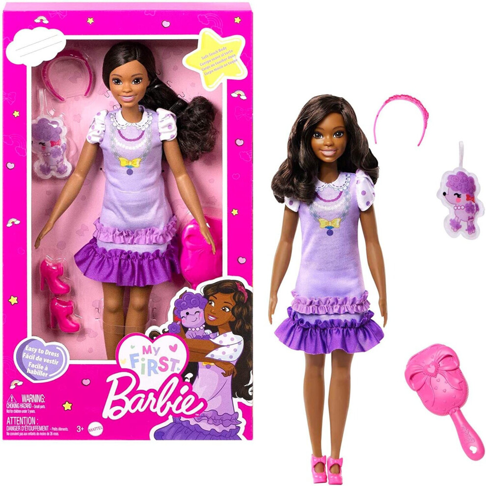 Barbie My First Doll - Brooklyn 13.5 Inch Doll - Board Game