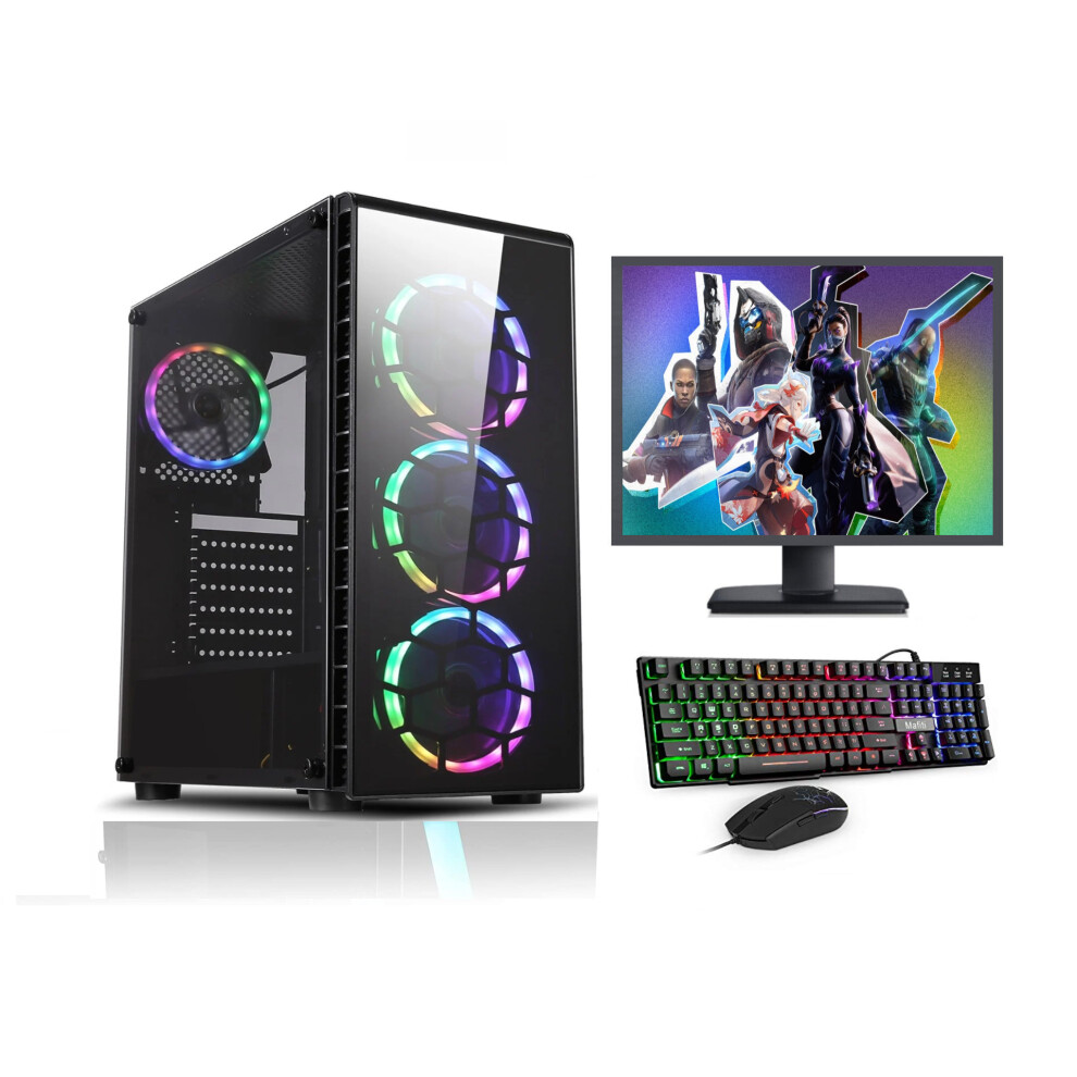 FCS Fast Gaming PC Full Setup Core i7 16GB 1TB Windows 10 4GB GTX1050TI