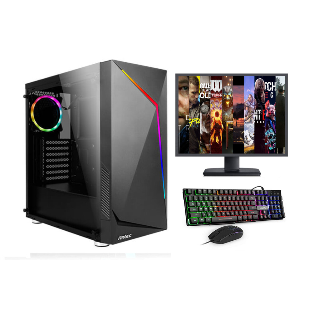 FCS Fast Gaming PC Full Setup Core i7 16GB 1TB Windows 10 4GB GTX1050TI