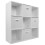 Charles Jacobs (4 White Drawers) Charles Jacobs White 9 Cube Open Book Shelf Storage 1