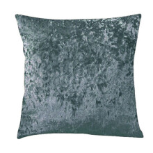 (24 x 24 inches (60 x 60 cm), Grey) Crushed Velvet Cushion Covers Throw Pillow Case