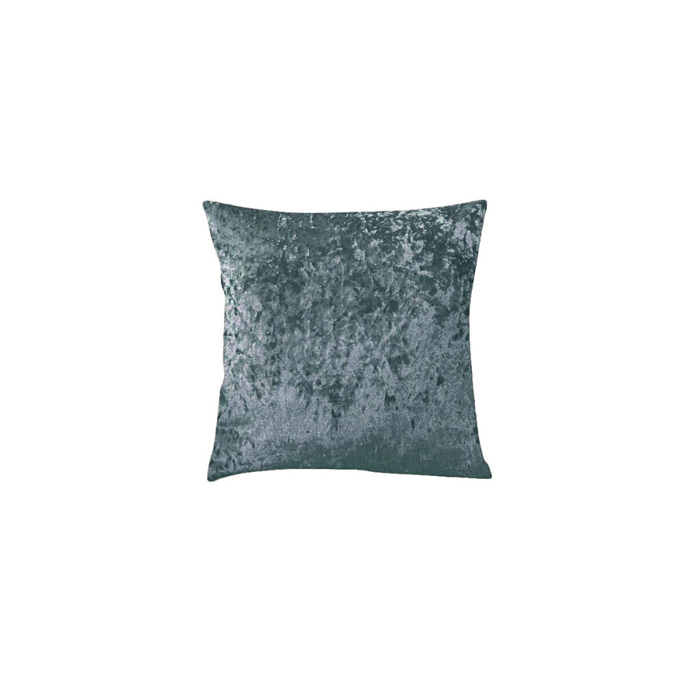 (24 x 24 inches (60 x 60 cm), Grey) Crushed Velvet Cushion Covers Throw Pillow Case