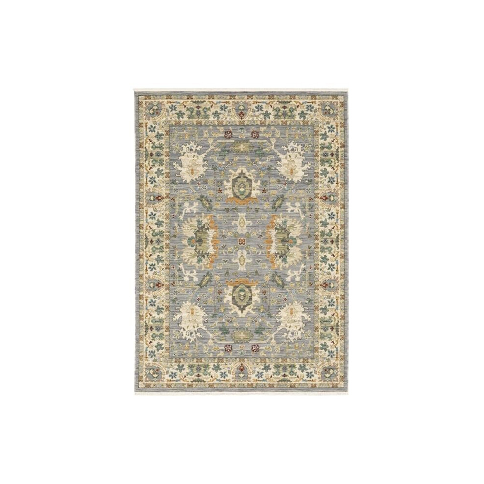 Oriental Weavers L2063L240340ST 7 ft. 10 in. x 10 ft. 10 in. Lucca 2063L Traditional Rug, Blue