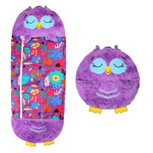 (Owl, 180*70cm) Large Kids Cartoon Sleepsacks Plush Doll Pillow  Animal Sleep Sack