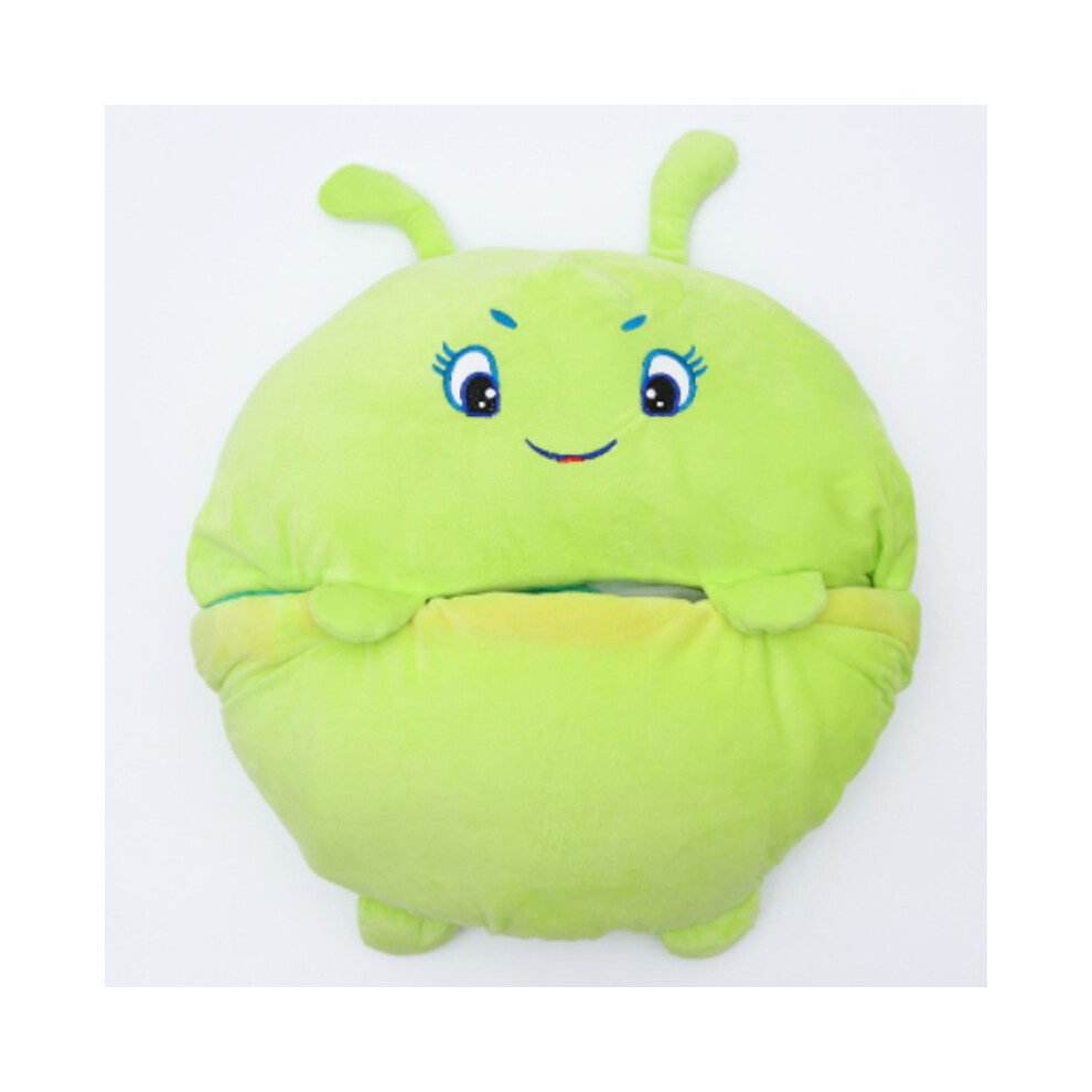 (Caterpillar, 180*70cm) Large Kids Cartoon Sleepsacks Plush Doll Pillow  Animal Sleep Sack