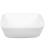 Living And Home Square Countertop Bathroom Sink Bowl White 4
