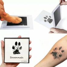 Baby Kid Pet Handprint Footprint Ink Pad Paw Print Kit Imprint Non Toxic Gift