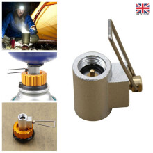 Outdoor Camping Gas Refill Adapter Valve Gas Stove Tank Canister Connector