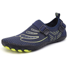 (Dark Blue, UK 10) Mens Womens Kids Water Shoes Beach Quick Dry Barefoot Swim Shoes Aqua Socks