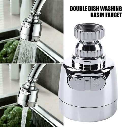 Kitchen Tap Aerator 360° Rotate Faucet Swivel End Diffuser Adapter Filter 2