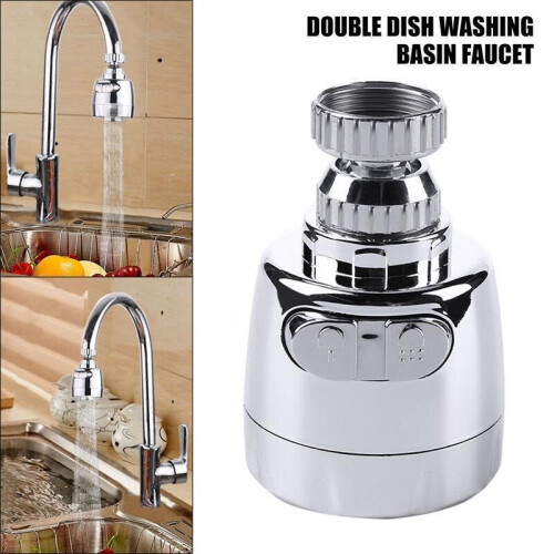 Kitchen Tap Aerator 360° Rotate Faucet Swivel End Diffuser Adapter Filter