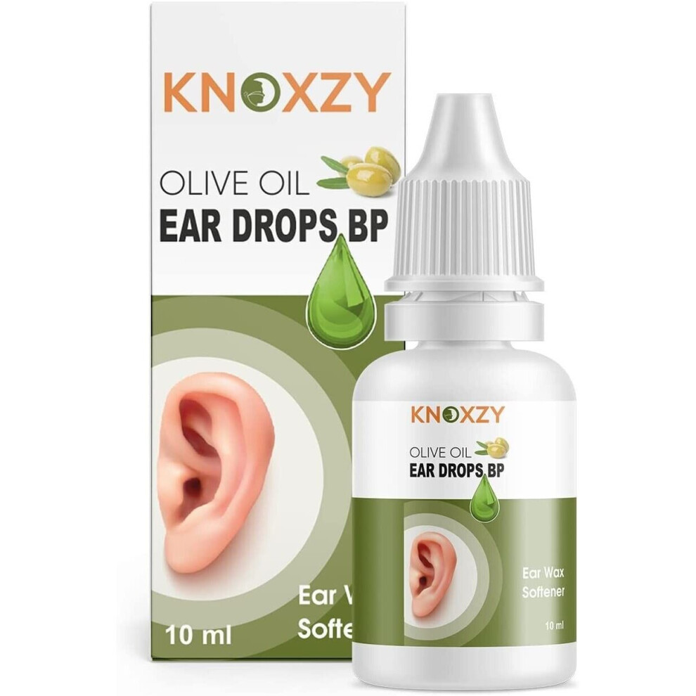 Knoxzy Olive Oil Ear Drops for Itchy Ears Care Drop 10ml