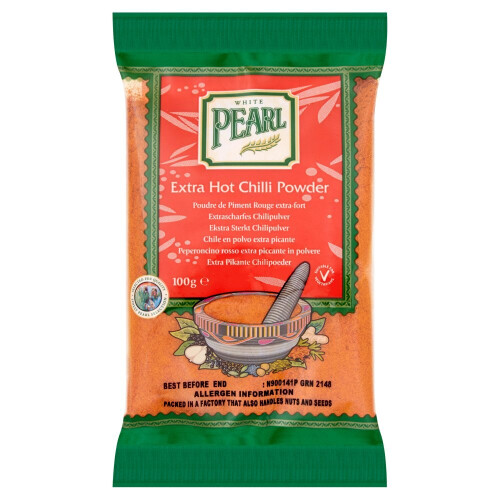 White Pearl Chilli Powder Extra Hot 100g (Pack of 20) 2
