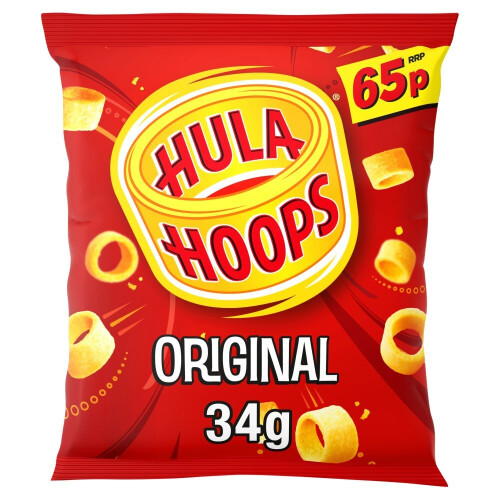 Hula Hoops Original Crisps 34g (Packof 32) 2