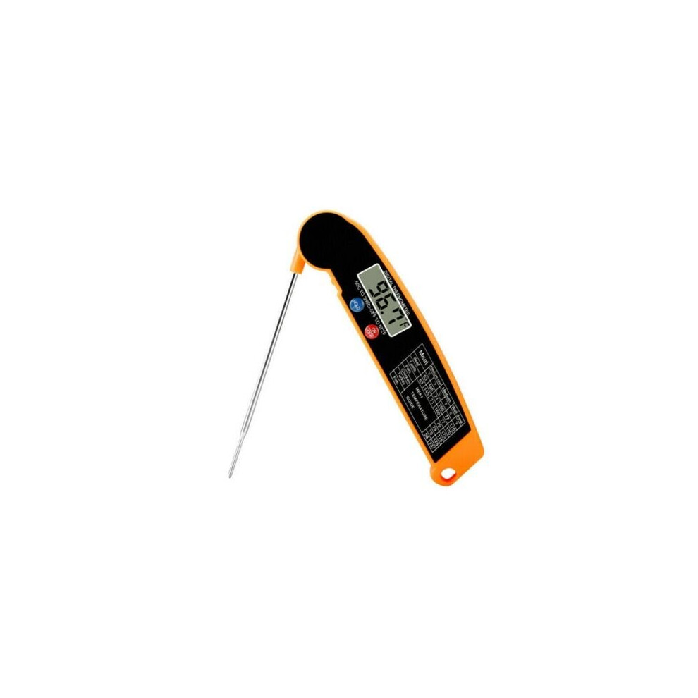 (  Orange) Digital Food Thermometer Probe Cooking Meat Temperature