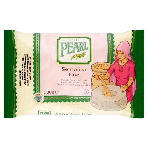 White Pearl Semolina Fine 500g - 500g (10 Pack of ) 1