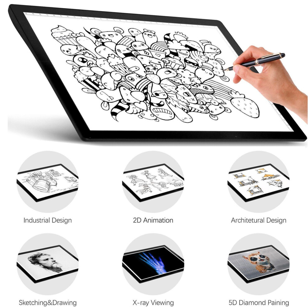 True Face A4 Led Drawing Box Ultra-Thin Pad Diamond Painting Light