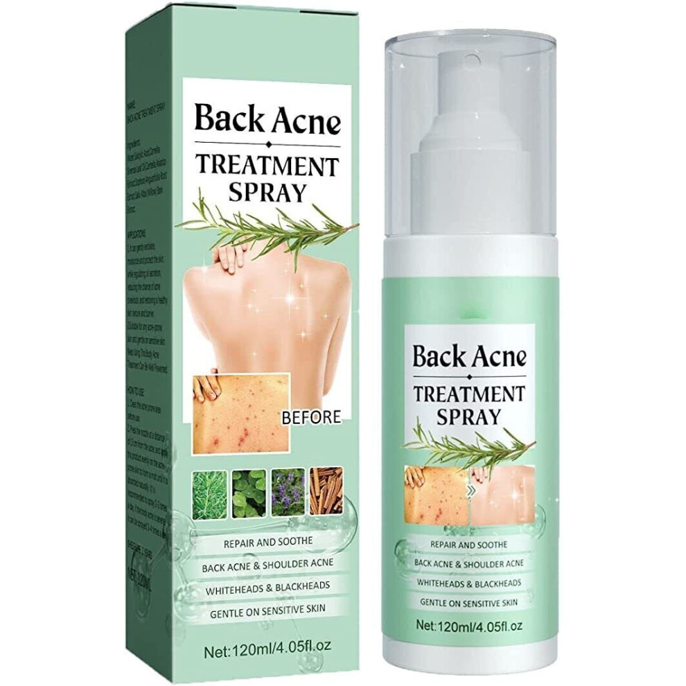 Body Acne Spray Back Acne Treatment 120ml Anti-itch Spray Skin Repair Skin Care