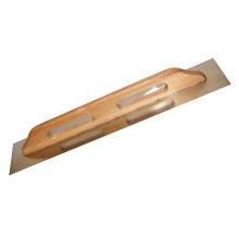 (without notched) Stainless Steel, Square Notched or not Trowel, Tiling Trowel, Plastering Trowel - Toolty - for adhesive mortars - Wooden Handle, Tile, Tiling