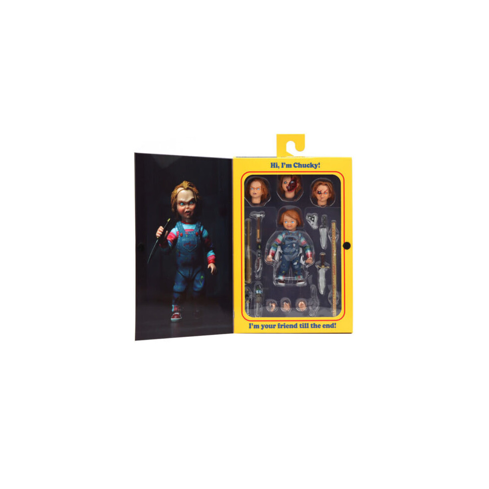 Neca Hot Chucky Good Guy Doll Child's Play Ultimate 4" Action Figure Doll Toy