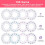 Μαλλιά Gems Bling γυαλιστερό διαμάντι μαλλιά Sparkle συρραπτικό μηχάνημα κορίτσι δώρο 3
