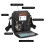 Miss Lulu (Black) Multi Pocket Cross Body Shoulder Bag 5