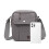 Miss Lulu (Grey) Multi Pocket Cross Body Shoulder Bag 3