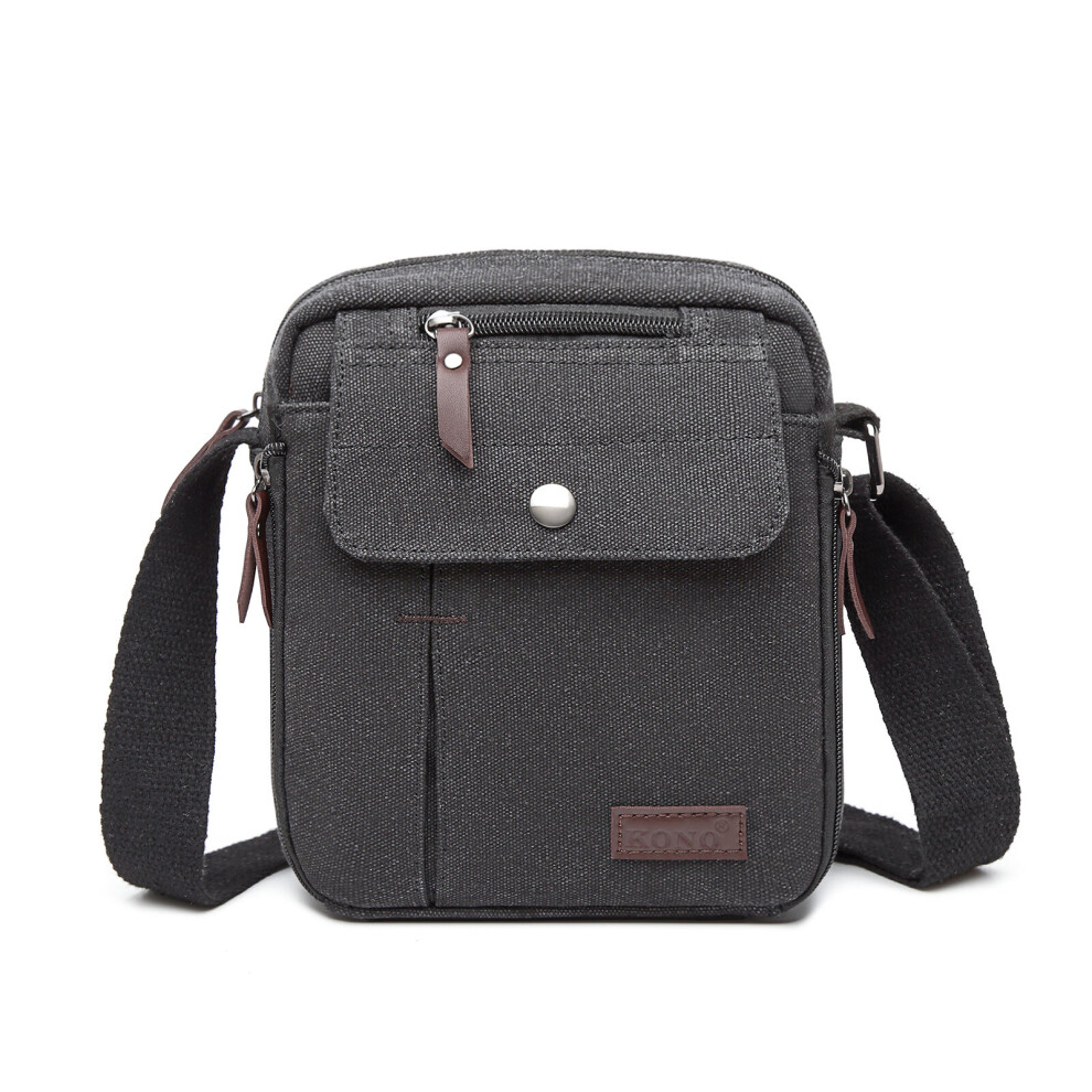 (Black) Miss LuLu Cross Body Shoulder Bag