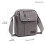 Miss Lulu (Grey) Multi Pocket Cross Body Shoulder Bag 4