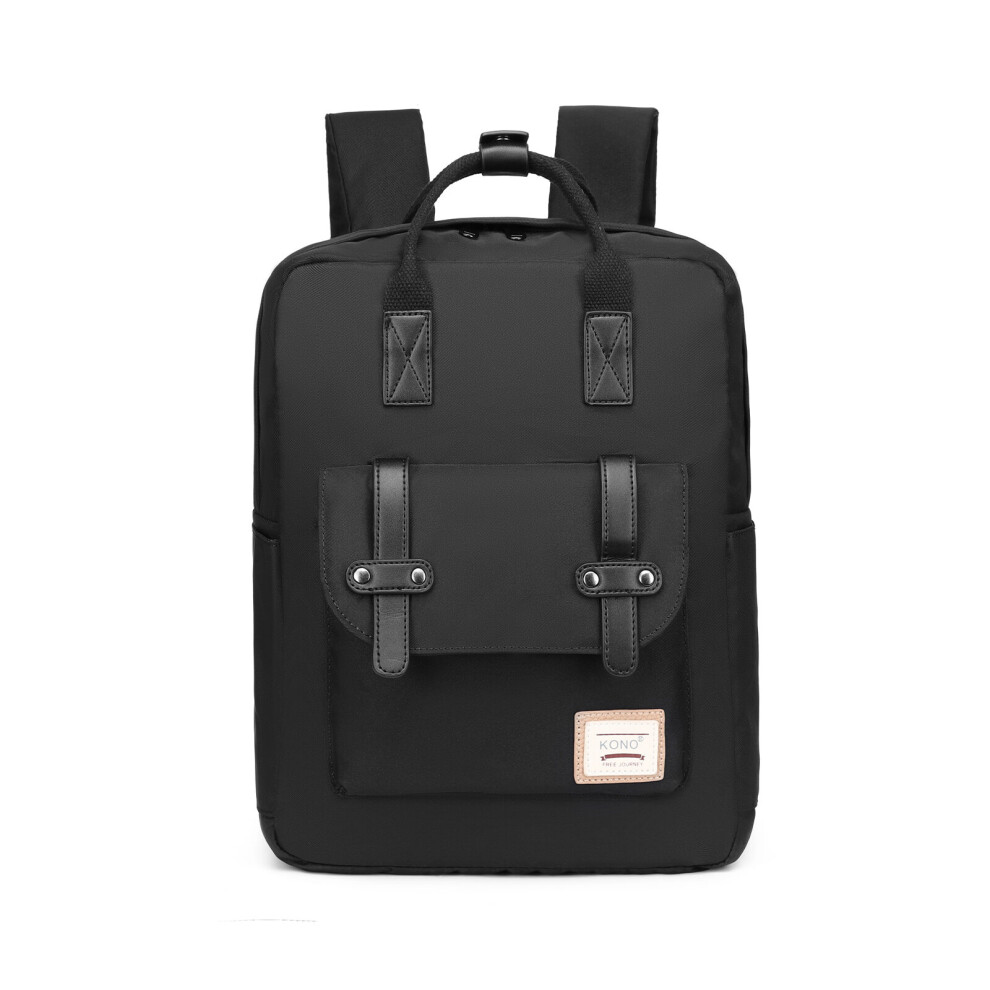 (Black) Miss LuLu Casual Lightweight Backpack