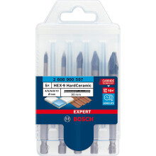 BOSCH HEX-9 KEMÉNY KERÁMIA FÚRÓKÉSZLET 5 db-os 4,5,6,8,10mm EXPERT