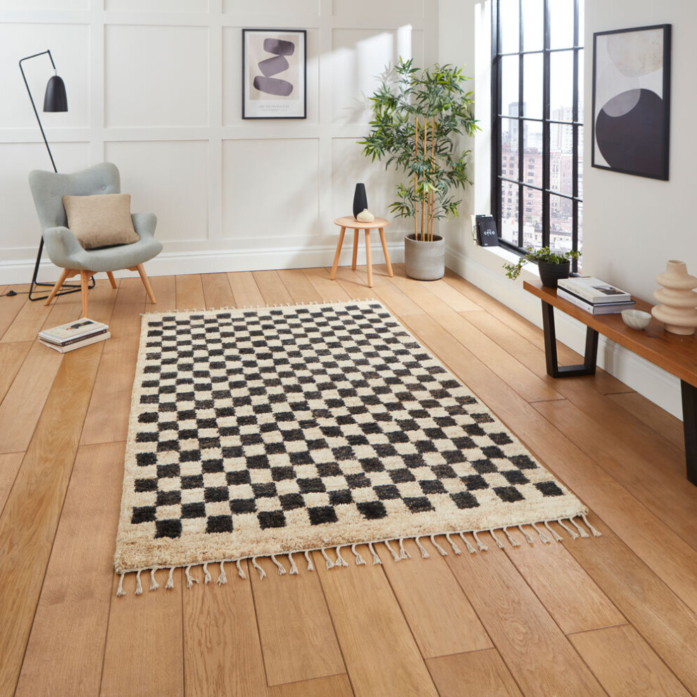 (150 x 230 Cm) Think Rugs Hemp 26588 Hand Knotted 100% Hemp Rug