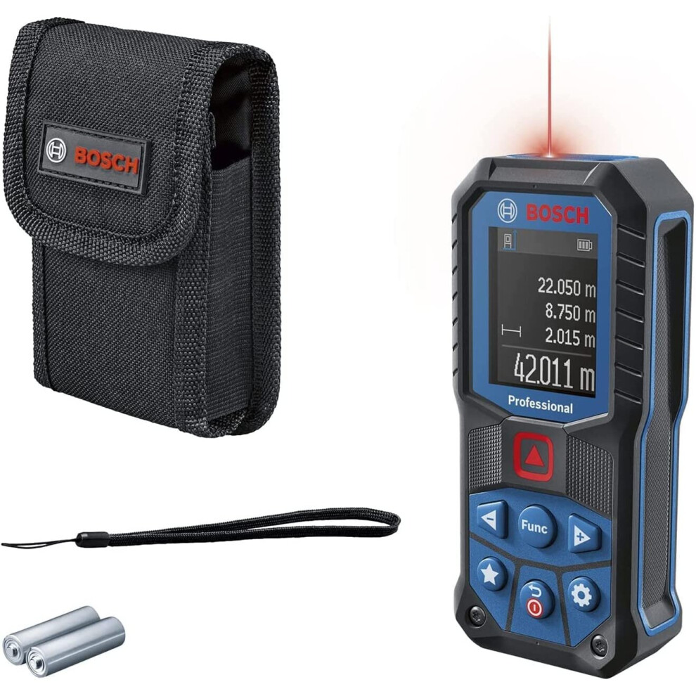 Bosch GLM 50-22 Professional Laser Measure Hand Strap Pouch Red Laser