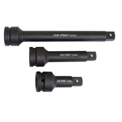 us pro US PRO Tools 3pc 3/4" dr Impact Extension Bar Set Bars For Sockets 3950 2